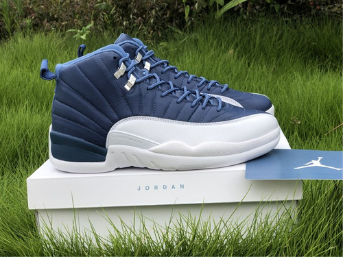 Original level_ Air Jordan 12 _Stone Blue goods number_ 130690-404.-99349878